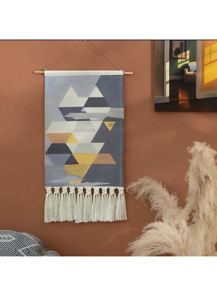 Bluejw ستائر بوهيمية معلقة على الحائط مع شرابات لتزيين غرفة المعيشة وغرفة النوم - Image 1