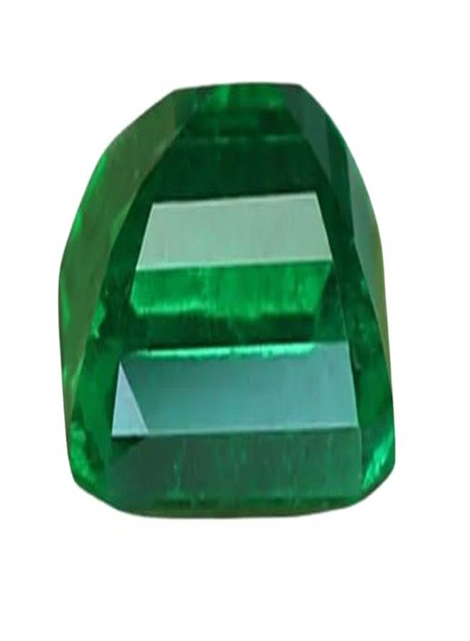 GEMS RIVER Natural Emerald Stone (Panna) 15.00 Carat Lab Certified Natural Emerald Stone Gemstone for Astrological Purpose (X321) - Image 3