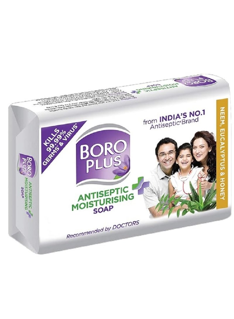 BOROPLUS Antiseptic And Moisturizing Soap Clear 75grams x 6 - Image 2