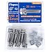 Fixpax 12 Pack M6 x 25mm Extra Long Motorcycle Battery Terminal Bolts and Nuts Kit Stainless Steel Bolts with Rectangular Nuts for Extended Thread Jet Ski ATV Generator Battery Terminal Replacement - Image 2