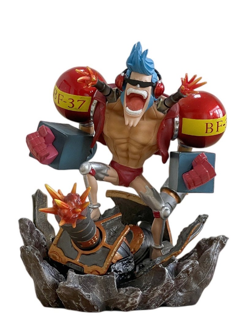 One Piece Franky Action Figure, Straw Hat Pirates Classic Character  - Image 1
