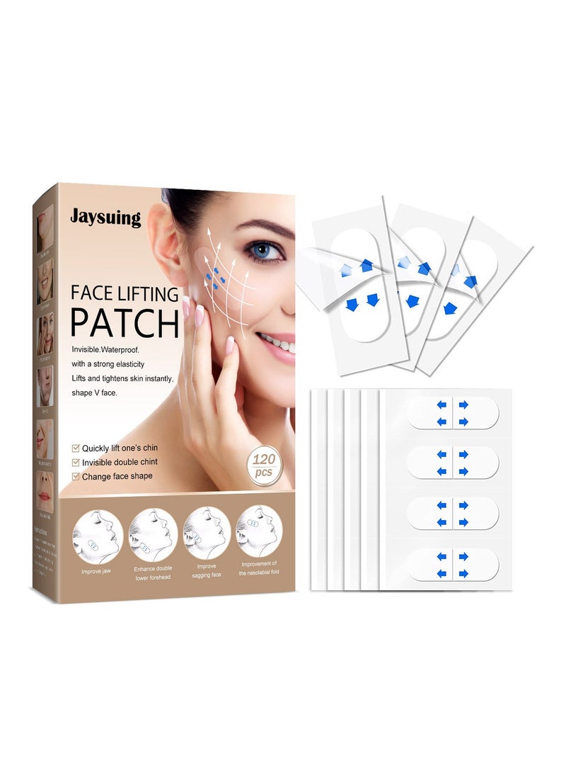 Jaysuing Invisible Face Lift Tape  Instant Face Lift Sticker Adhesive Face Lifting Patch Neck Eye Lift Tape Lift Sagging Skin  - Image 1