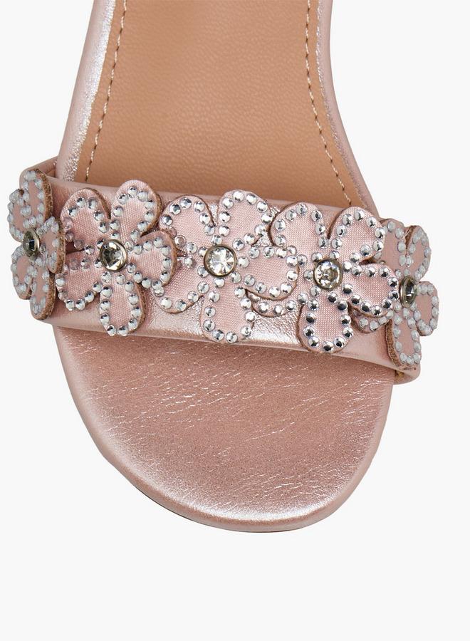 Flora Bella By Shoexpress Girls Block Heel Sandals - Image 4