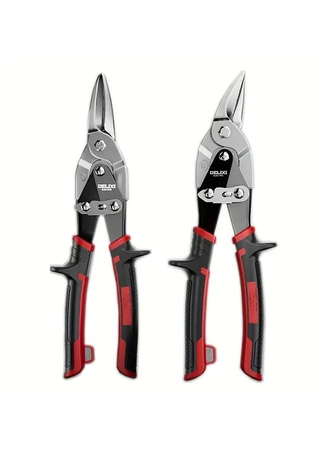 Straight Cut Metal Snips Industrial Grade Multi Directional Tin Scissors Hand Tool - Image 3