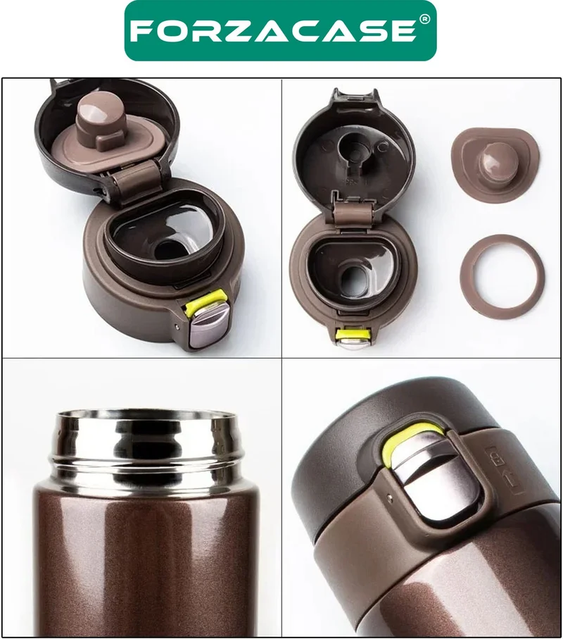 فورزاكاس Stainless Steel 500 ml Hot and Cold Tea Coffee Water Thermos Flask - FC432