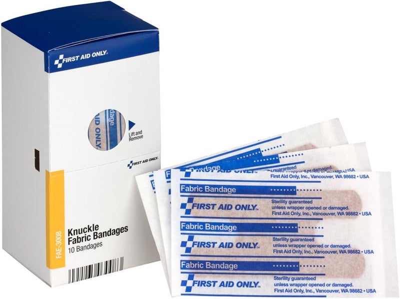 First Aid Only Knuckle Fabric Bandages - 10 Count - Image 1