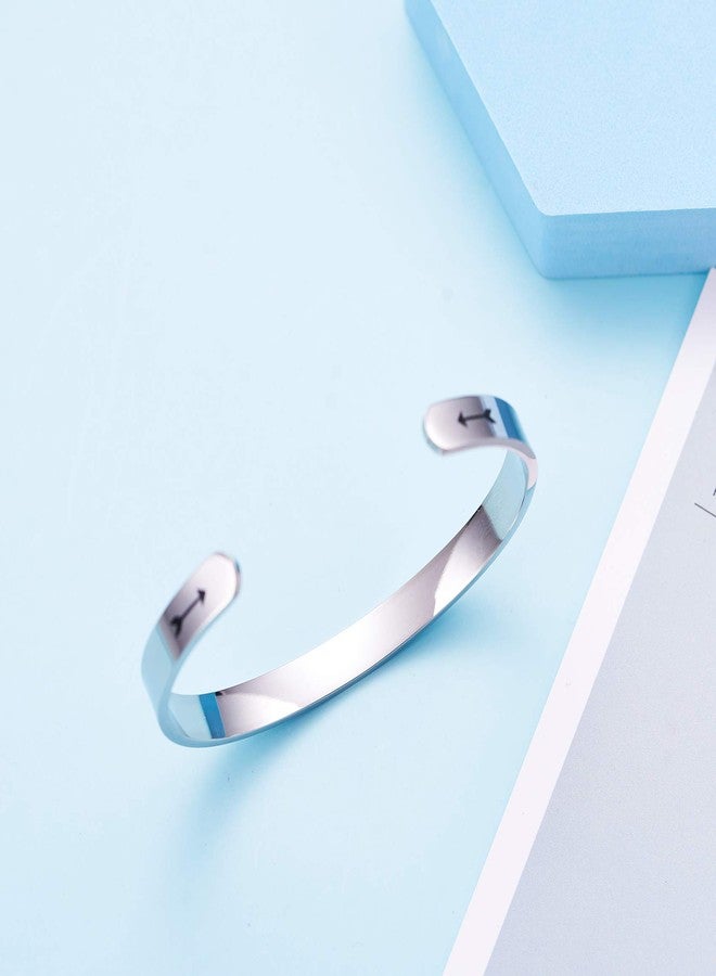 LParkin Marathon Runner's Bracelet - Endurance-Tested Stainless Steel Running Jewelry for Women & Men | Track & Field Gifts with Inspirational Mantra Engraving - Image 5