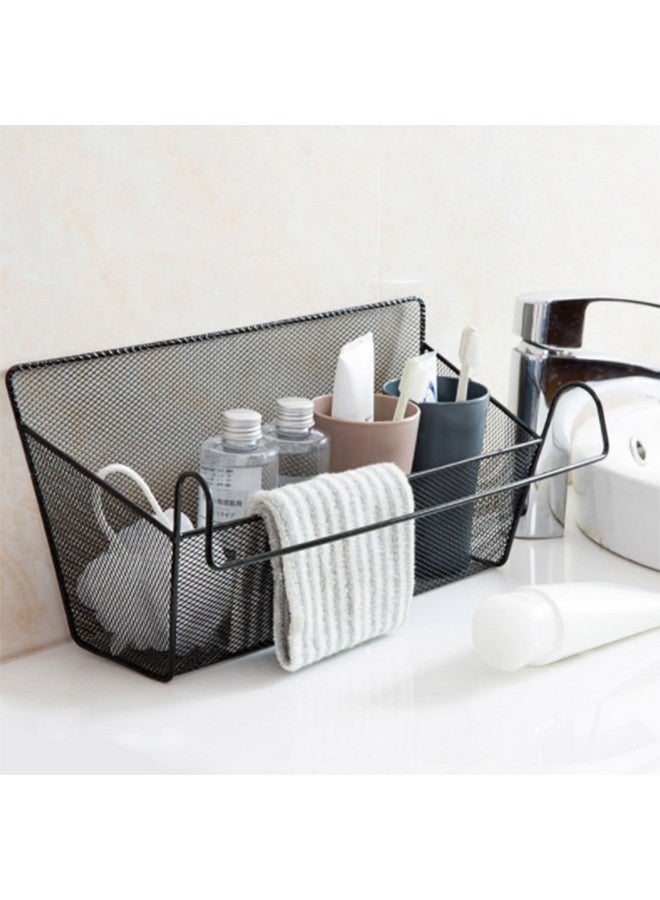 MosQuick® Multipurpose Bed side storage organiser, Dorm bed hanging basket, kitchen cabinet organizer, Bed side caddy & hanging organizer space saving alternate to side table for bedroom - White - Image 4