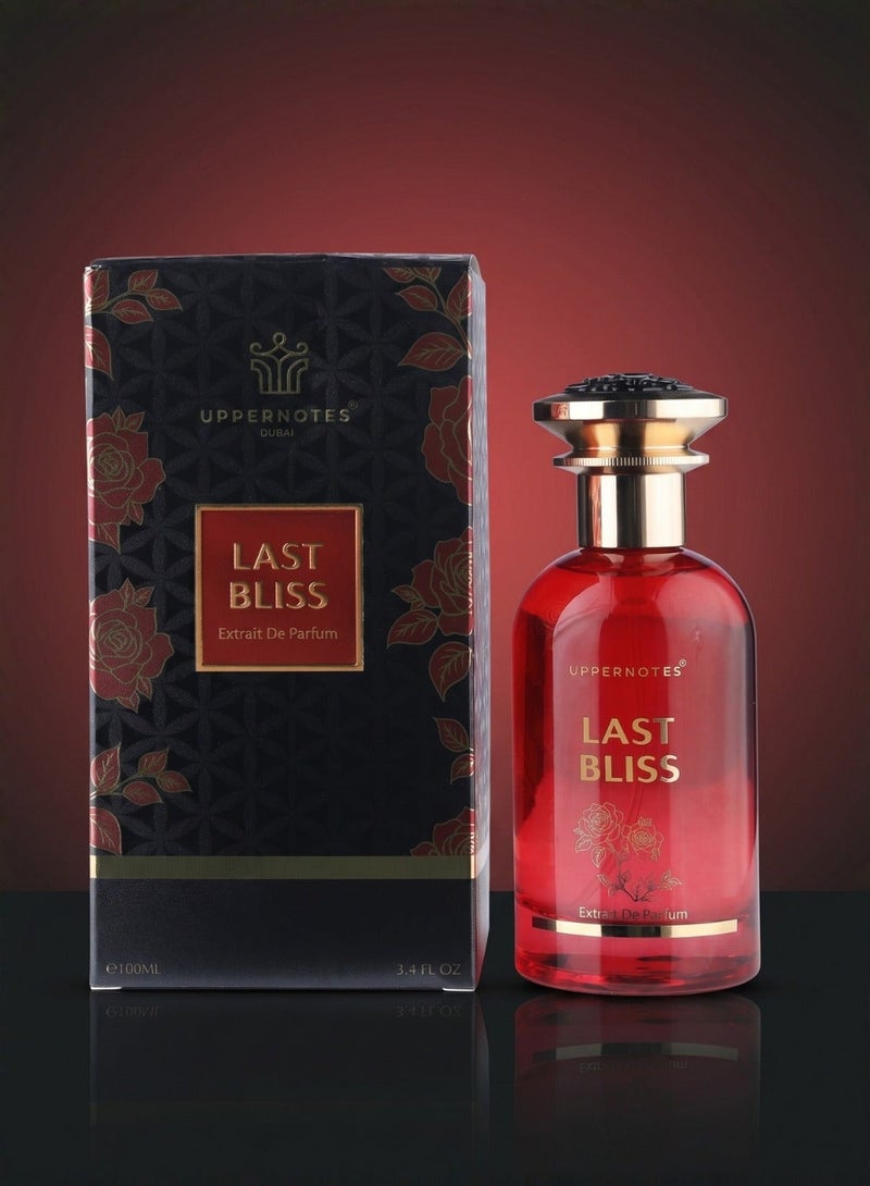 UpperNotes Last Bliss EDP Unisex Perfume 100ml | Rose Frankincense Agarwood Musk | Floral Woody Long Lasting Luxury Fragrance UAE - Image 3