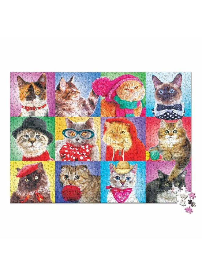 Eurographics Silly Cats 300 Piece Puzzle - Image 1