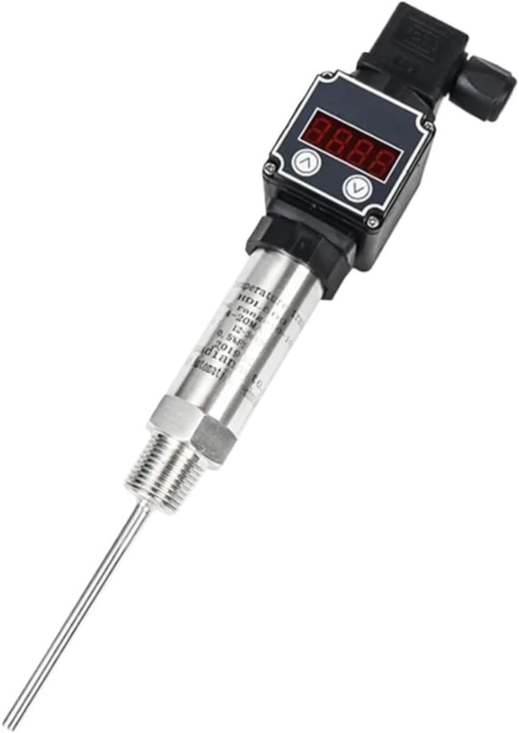 مستشعر حرارة للديزل/الماء/الزيت من نوع Pt100 بجهد 0-10V وعرض LCD (100 مم) - Image 1