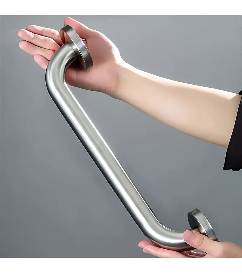 Stainless Steel Grab Bars Set 3pc 11.81 15.75 19.69 Inch Bathroom Safety Rail - Image 3