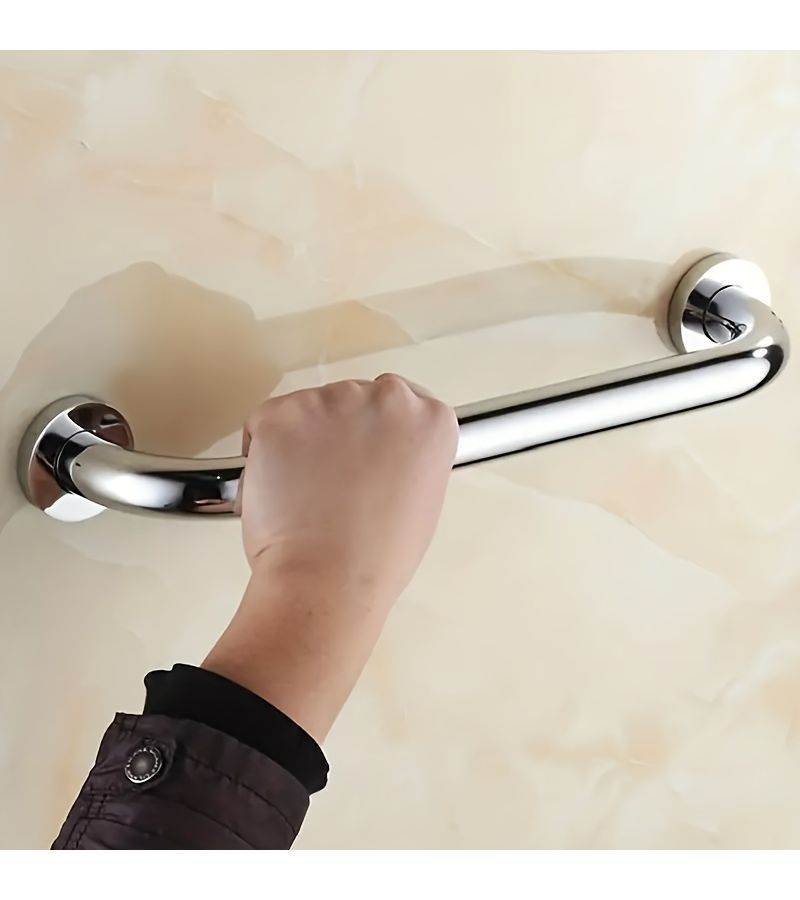 Stainless Steel Grab Bars Set 3pc 11.81 15.75 19.69 Inch Bathroom Safety Rail - Image 2