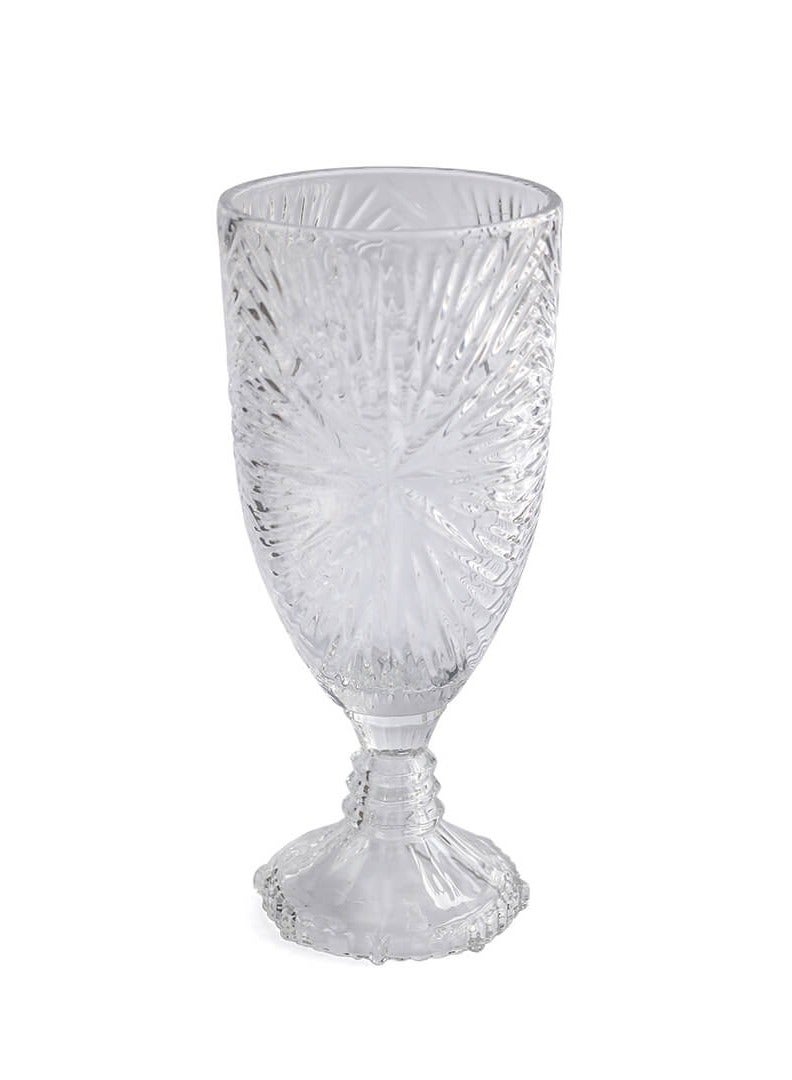Si Bonne Crystal Glass Vase, 12 x 27.5 cm, for Flower Arrangements, Centerpieces and Home Decor - Image 1