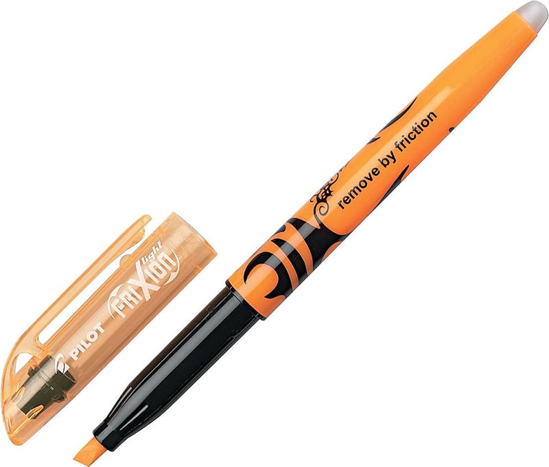 Pilot, FriXion Light Erasable Highlighters, Chisel Tip, Pack of 12, Orange - Image 1