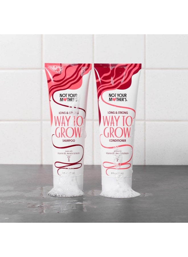 Not Your Mother's Way to Grow Shampoo and Conditioner (2-Pack) - 8 fl oz - Ideal for All Hair Types - Helps Cleanse, Moisturize, and Hydrate Dry and Damaged Hair - Image 4