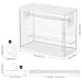 Rainmae Doll Clothes Closet Compatible with Labubu Clothes Stackable Clear Wardrobe Cabinet with Detachable Display Shelf Rod 10 Hangers for 1517cm Doll Clothes Storage and Organizing - Image 4