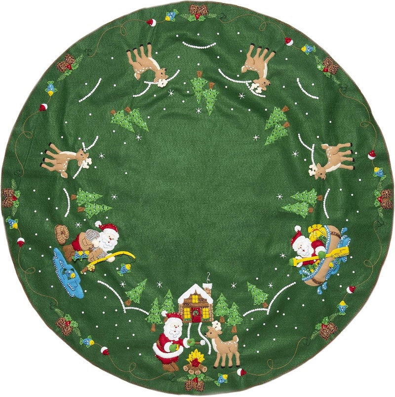 Bucilla Lodge Santa Felt Applique Kit - Image 3