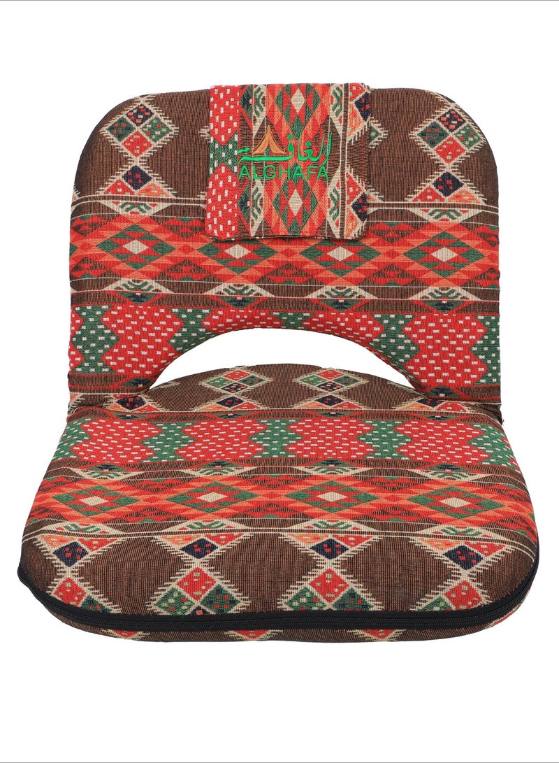 ALGHAFA Folding chair with backrest, comfortable movable backrest, for outdoor trips and camping , For adults and children  - Image 1
