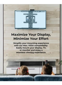 glassology TV Wall Full Motion TV Mount Bracket 55 To 85 Inches TV Screens Swivel of up to 160 degrees  - Image 5