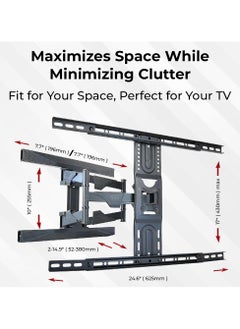 TV Wall Full Motion TV Mount Bracket 55 To 85 Inches TV Screens Swivel of up to 160 degrees - pzsku/Z2250D58D13612C4EE522Z/45/_/1733839231/34c005dc-b0a7-44dc-9825-4d27bc138255