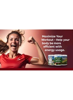 Health & Household Nutrigardens Vita Spinach Powder -Red Spinach Extract Nitric Oxide Booster -Supports Blood Pressure & Flow, Energy, Endurance, Pre Workout Performance Boost -Natural Superfood Supplement (30 Servings)  - Image 4