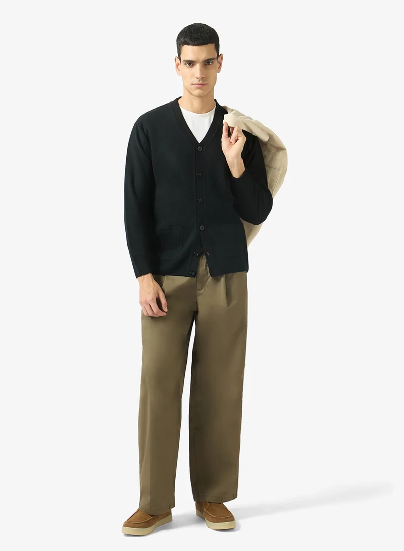 Robert Wood Casual Buttoned Cardigan
