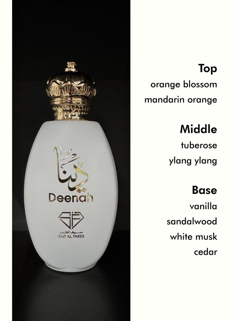 SAIF AL FARES Deenah Perfume for Men & Women (Inspired by Gucci Bloom) 80ML - Image 3