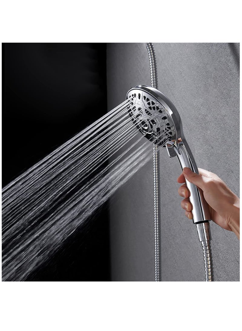 Captaintech Handheld Shower Head with Filter, High Pressure Shower Head with Filter for Hard Water, Voolan 9 Spray Modes Detachable Shower Head with Upgraded Filter Water Softener, Energy Class A+++ - Image 5