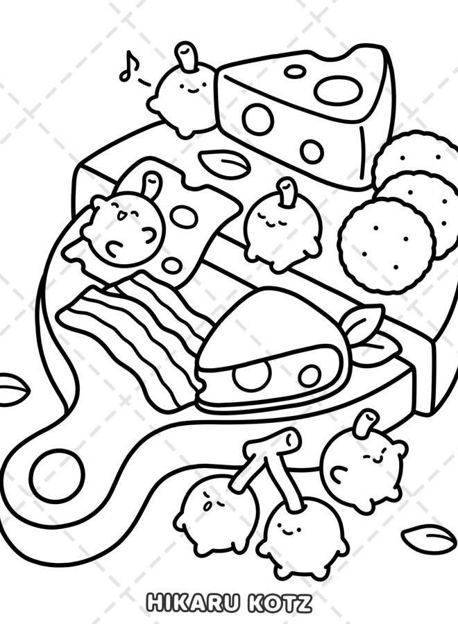 independently published Veggie Life: Fruits and Vegetables Coloring Book for Adults and Teens - Image 5
