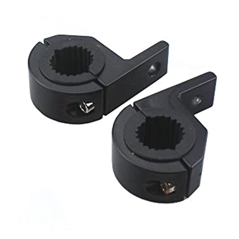 Light Bar Mounting Brackets 22-32 Mm Handlebar Fit - 360 Degree Adjustable Aluminum Alloy Light Bar Mounts for Off-Road Vehicles Cars Trucks Boats - Image 2
