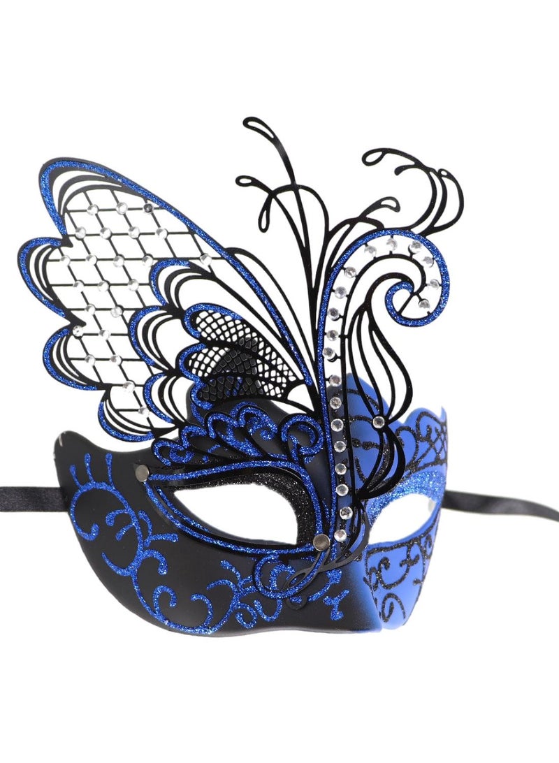 general Mysterious Venetian Couple Mask Butterfly Lady Masquerade Party Mask Evening Prom Ball Mask Bar Costumes Accessory - Image 4