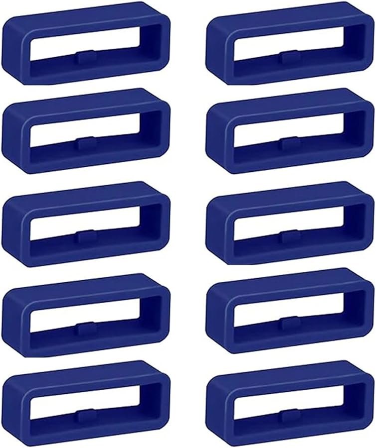 Blue 24mm Universal Watch Band Holder Loop Replacement 100pcs - Image 1