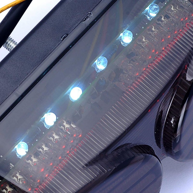 USonline911 Amazinea Smoke Integrated 90 LED Brake Blinker Tail Light for Kawasaki ZR7S ZX6R ZX900 ZX9R ZZR600 - Image 4