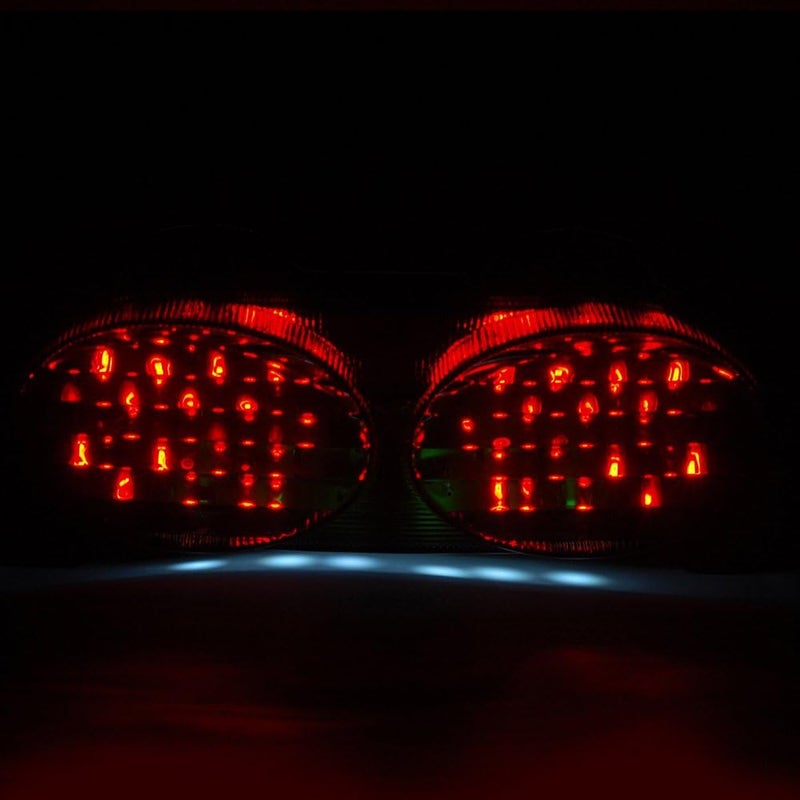 USonline911 Amazinea Smoke Integrated 90 LED Brake Blinker Tail Light for Kawasaki ZR7S ZX6R ZX900 ZX9R ZZR600 - Image 5