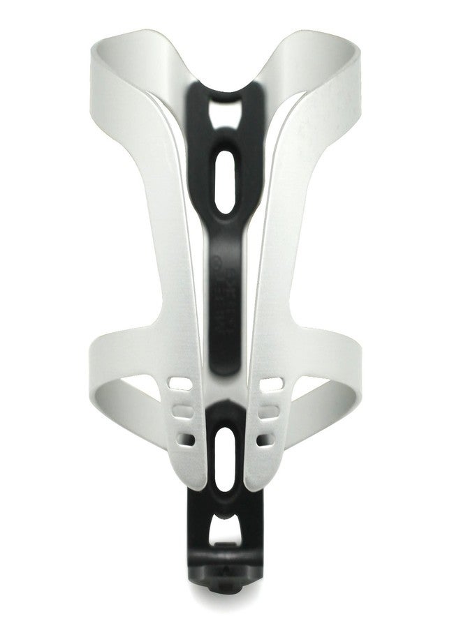 MEETLOCKS Bike Water Bottle Holder,Ultra Quality Spring Aluminum Body Bicycle Bottle Cages,Ultra-Light Bicycle Water Bottle Holder Cages Bracket for Road MTB Mountain Bikes Cycling Accessories(Silver) - Image 1