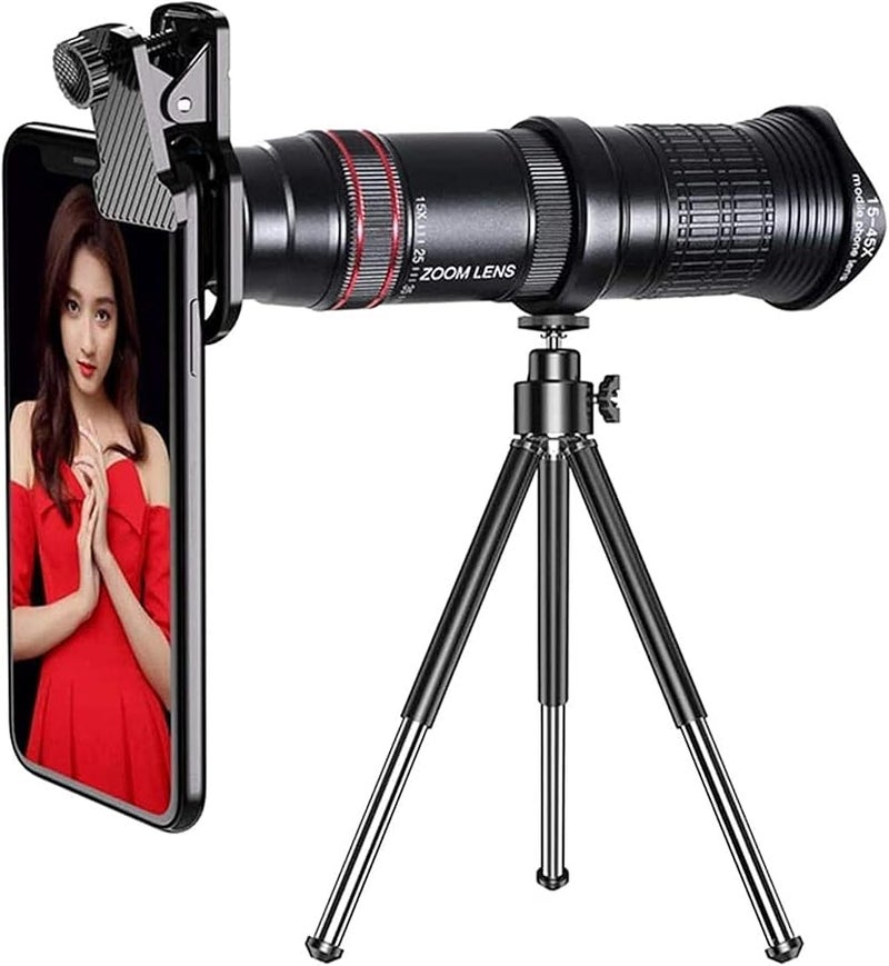 HD Monocular Telescope High Power Zoom Waterproof with Tripod Holder for Bird Watching Camping Phone Camera Lens - Image 2