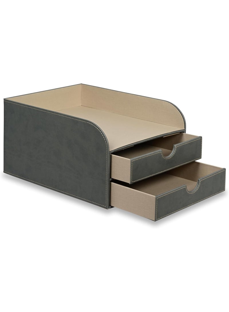 FIS OFFICE TRAY 2 DRAWER - FSDSPUOTGY - Image 1