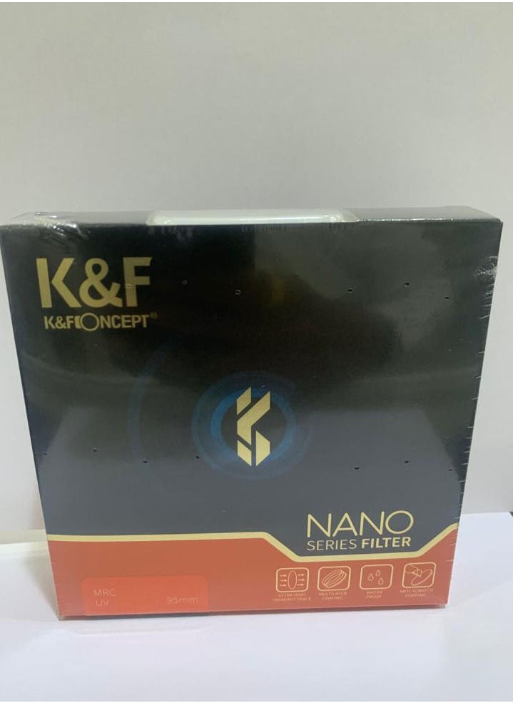 K&F Concept - K&F Concept 95mm MCUV Protection Filter with 28 Multi-Layer Nano-X Series Ultra-Slim UV Filter - Image 1