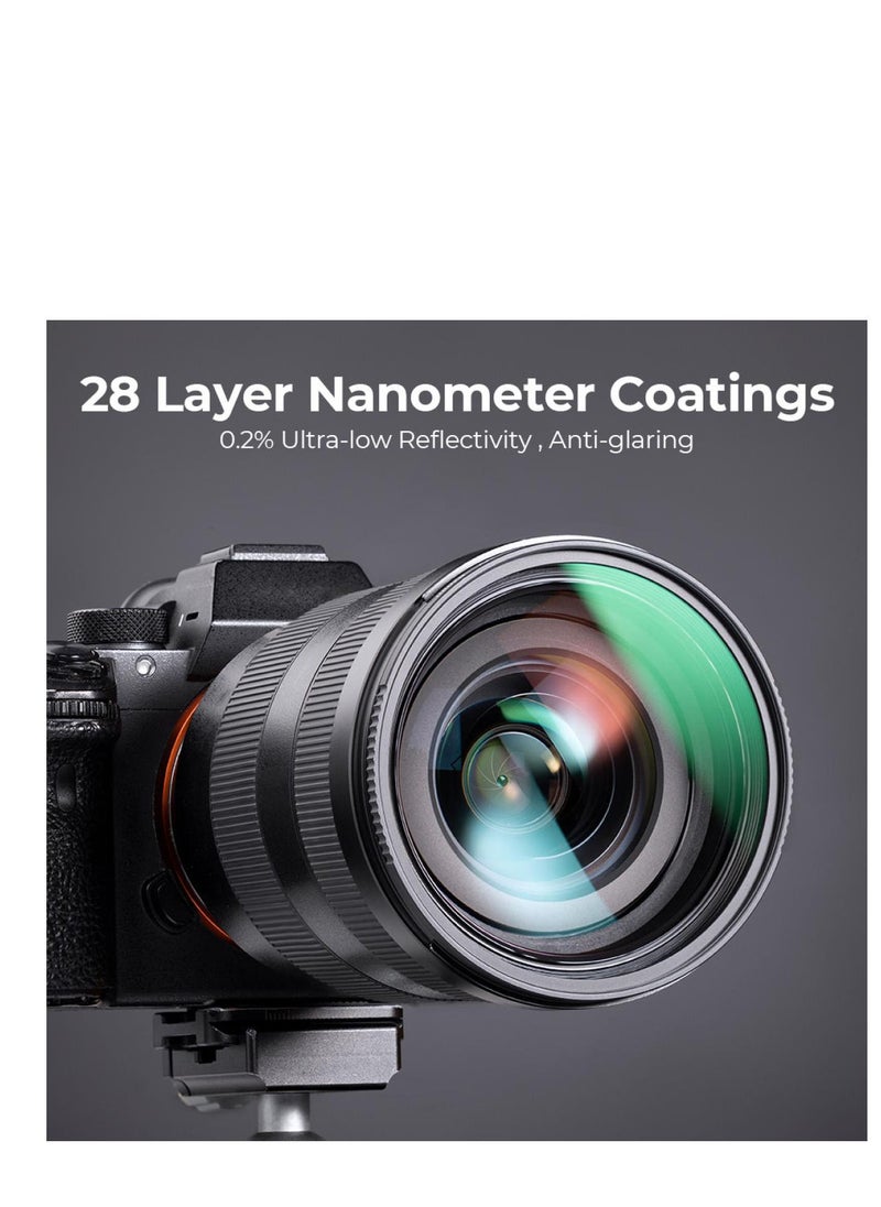 K&F Concept - K&F Concept 95mm MCUV Protection Filter with 28 Multi-Layer Nano-X Series Ultra-Slim UV Filter - Image 1