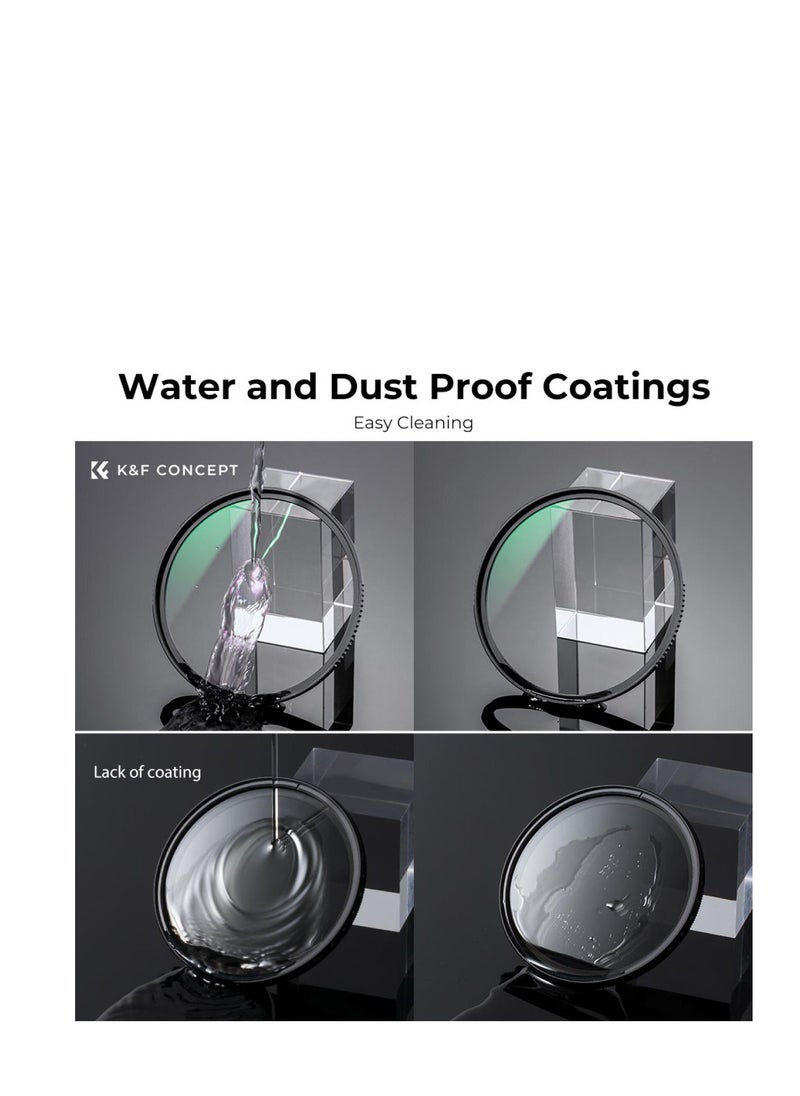 K&F Concept - K&F Concept 95mm MCUV Protection Filter with 28 Multi-Layer Nano-X Series Ultra-Slim UV Filter - Image 1