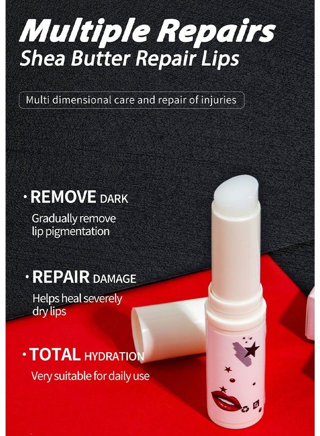 SAUVASINE Lip Balm For Dark Lip - Dark Black Lip Removal Exfoliation Pigmentation, Fade Dull Pink Lip Balm Brighten, Anti Moisturizing, Smooth Lips, Gentle Exfoliator For Chapped And Dry Lips - Image 3