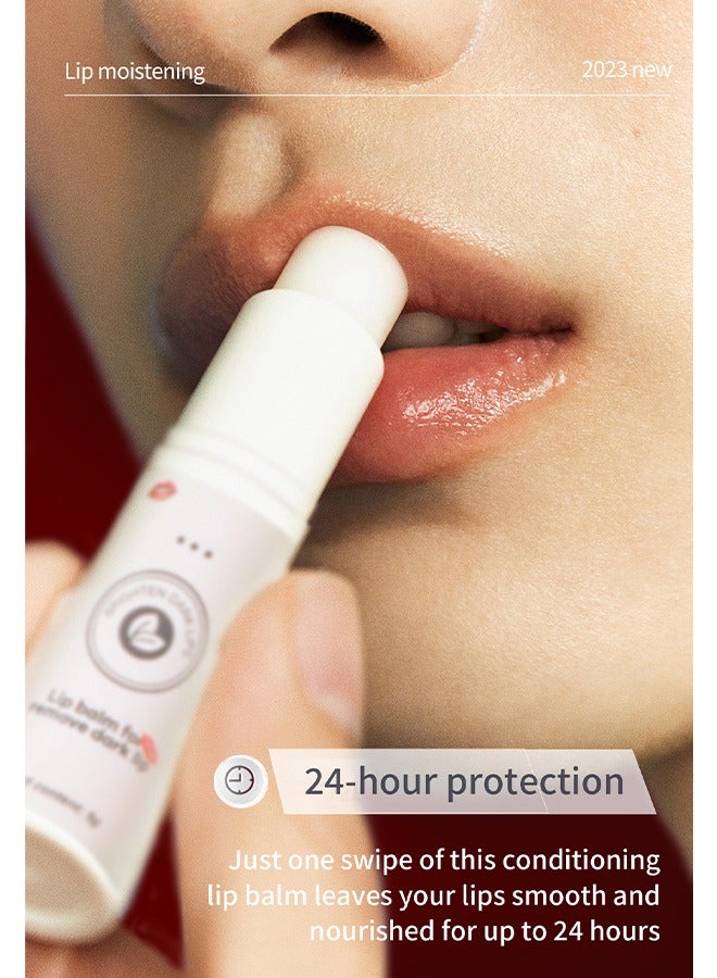 SAUVASINE Lip Balm For Dark Lip - Dark Black Lip Removal Exfoliation Pigmentation, Fade Dull Pink Lip Balm Brighten, Anti Moisturizing, Smooth Lips, Gentle Exfoliator For Chapped And Dry Lips - Image 4