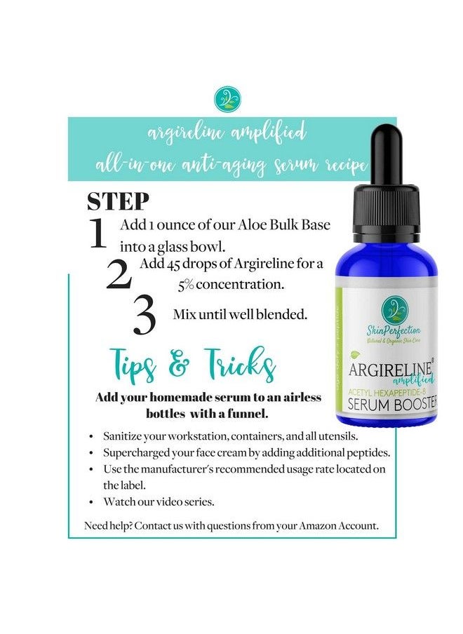 Skin Perfection - Argireline Amplified Peptide Solution Multifunctional Antiaging | Mix Into Any Face Cream For Diy Wrinkle Relaxing | Acetyl Hexapeptide 8 - Image 1