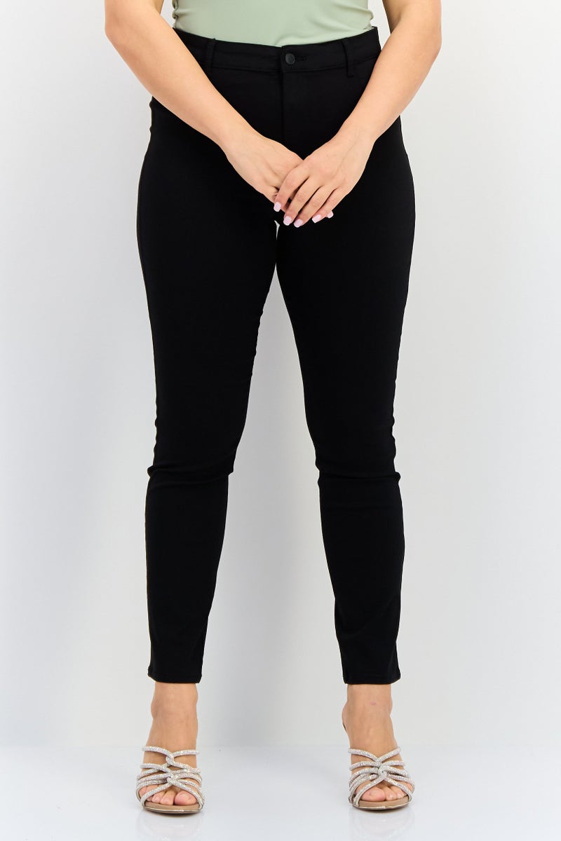 VERO MODA I Scenery by Vero Moda Women Skinny Fit Solid Stretchable Jeans, Black - Image 1