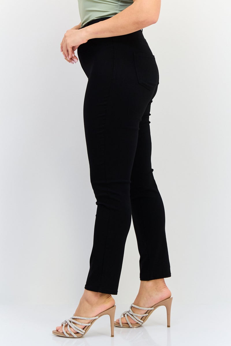 VERO MODA I Scenery by Vero Moda Women Skinny Fit Solid Stretchable Jeans, Black - Image 4