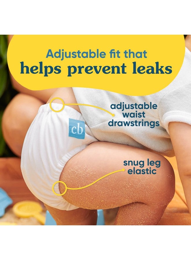 Charlie Banana Reusable Swim Diaper, Washable, Adjustable Drawstring for Baby Girls Boys, Soft and Snug Waterproof Fit to Prevent Leaks - Gone Safari, Size L (22-34 lbs) - Image 2