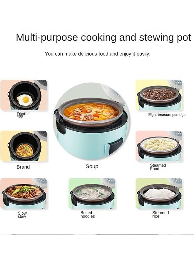 Car Rice Cooker, Portable Mini Rice Cooker, 2L Small Electric Rice Cooker and Steamer, Perfect for RV, Truck, Camp Trip  - Image 5