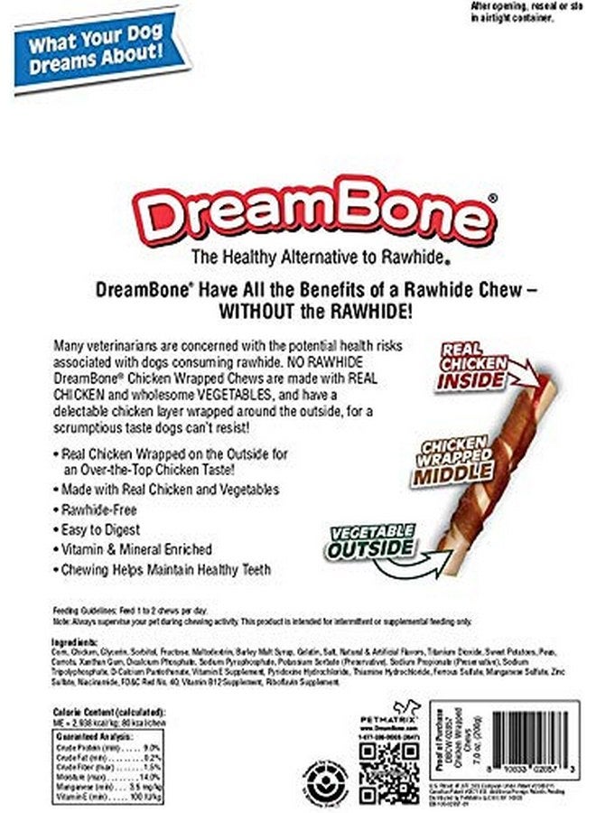 DreamBone Mini Sticks Wrapped With Real Chicken, Rawhide Free Dog Chew Sticks, 15 Count - Image 3
