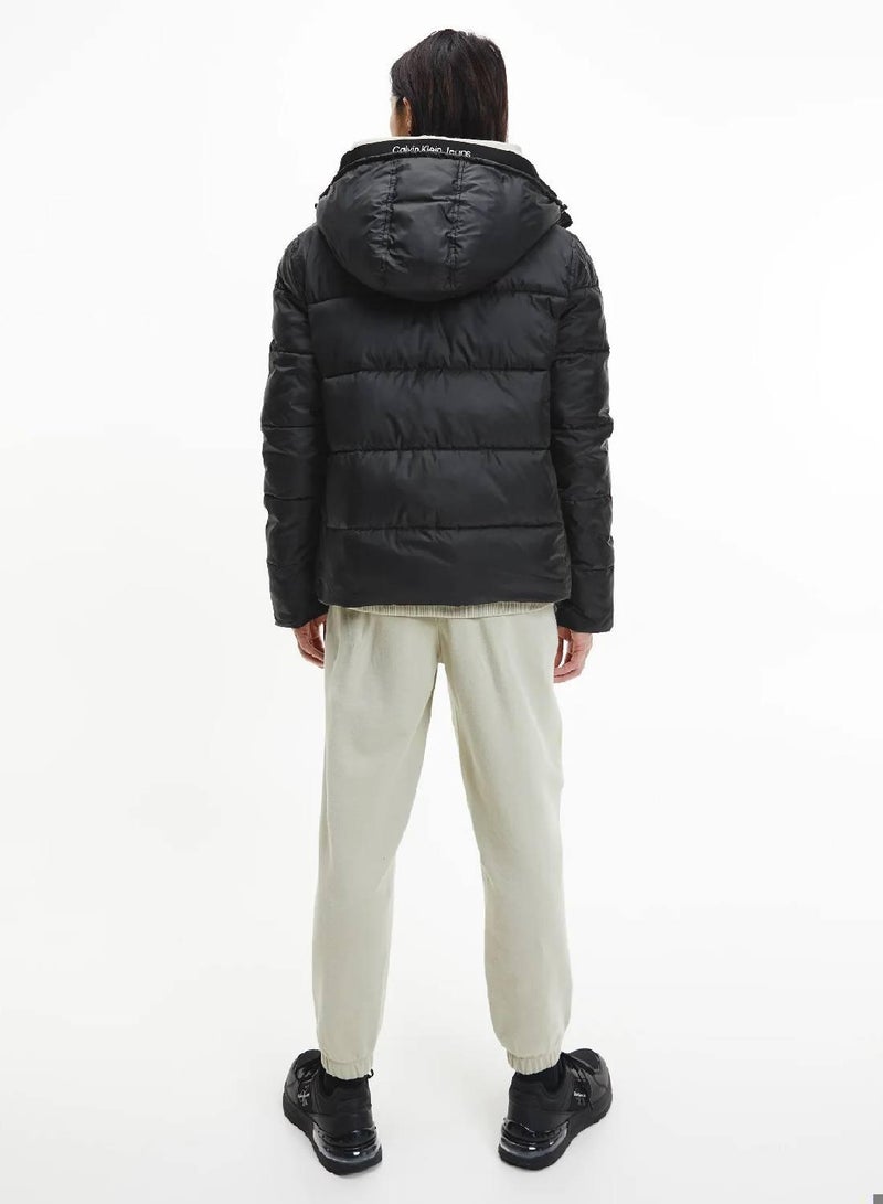 Calvin Klein Jeans Hooded Puffer Jacket - Image 3
